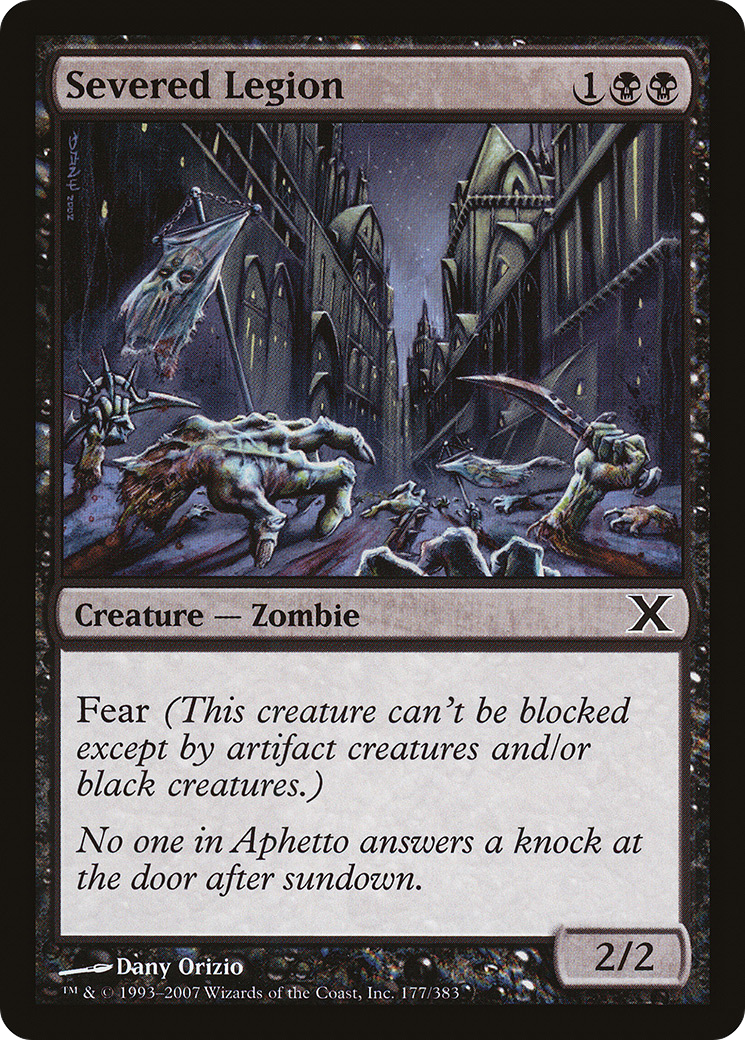 Severed Legion (10E-177) - Tenth Edition - Premium MTG Single from Wizards of the Coast - Just $0.08! Shop now at Game Crave Tournament Store