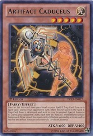 Artifact Caduceus (PRIO-EN017) - Primal Origin 1st Edition - Premium Yugioh Single from Konami - Just $0.25! Shop now at Game Crave Tournament Store
