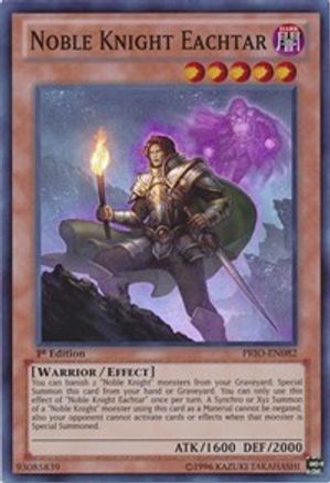 Noble Knight Eachtar (PRIO-EN082) - Primal Origin Unlimited - Premium Yugioh Single from Konami - Just $0.25! Shop now at Game Crave Tournament Store