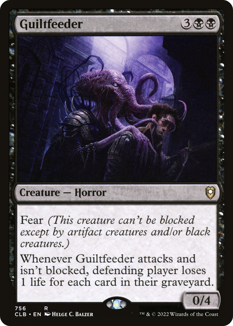 Guiltfeeder (CLB-756) - Commander Legends: Battle for Baldur's Gate - Premium MTG Single from Wizards of the Coast - Just $0.80! Shop now at Game Crave Tournament Store