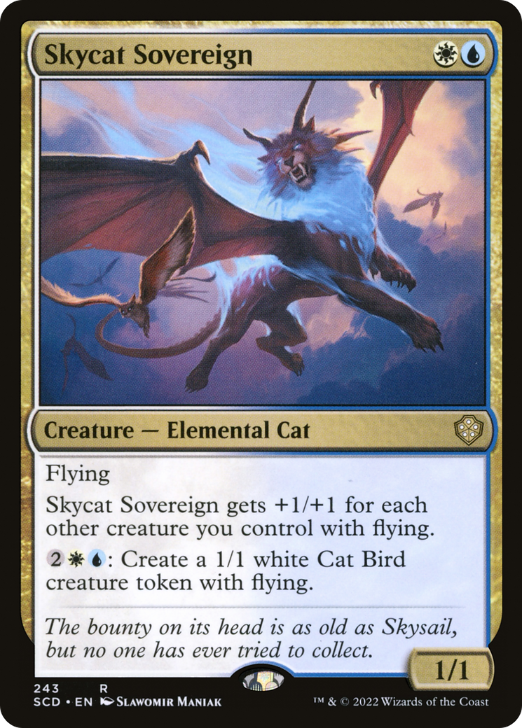 Skycat Sovereign (SCD-243) - Starter Commander Decks - Premium MTG Single from Wizards of the Coast - Just $0.25! Shop now at Game Crave Tournament Store