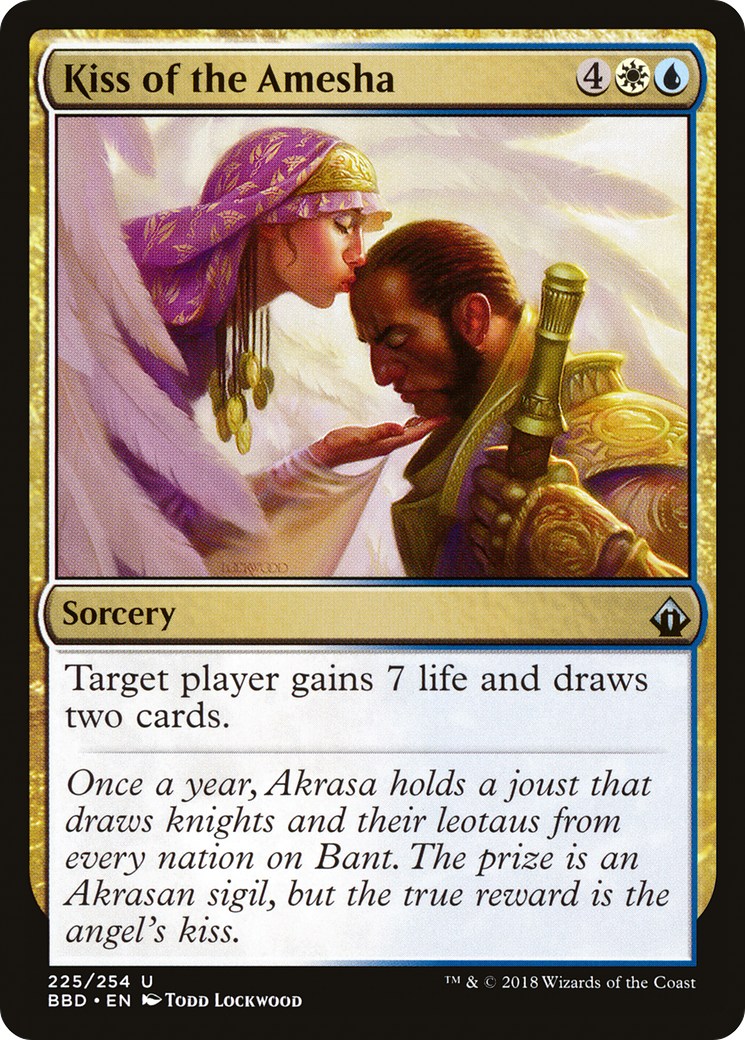 Kiss of the Amesha (BBD-225) - Battlebond - Premium MTG Single from Wizards of the Coast - Just $0.25! Shop now at Game Crave Tournament Store