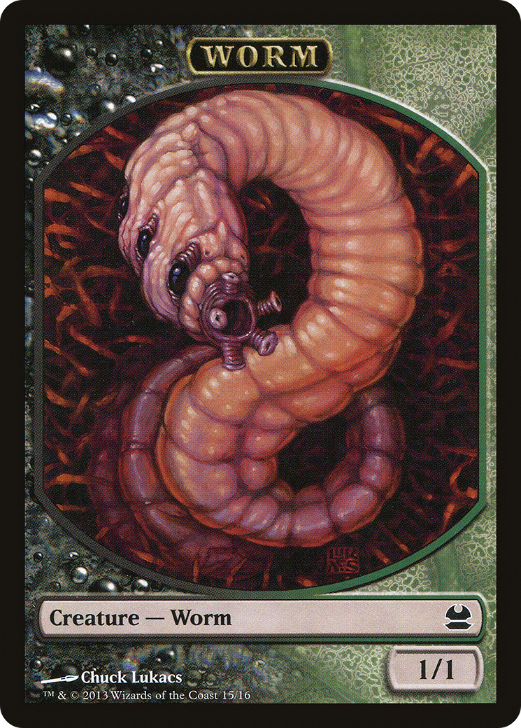 Worm (TMMA-015) - Modern Masters Tokens - Premium MTG Single from Wizards of the Coast - Just $0.33! Shop now at Game Crave Tournament Store