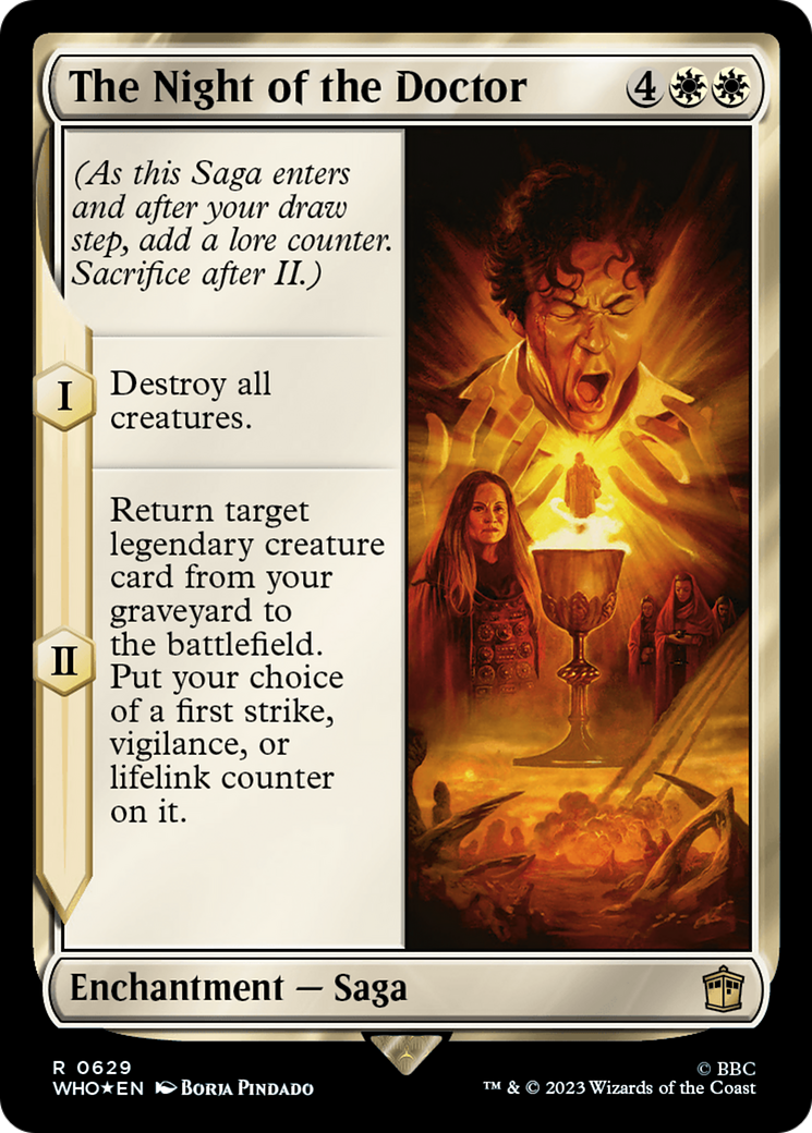 The Night of the Doctor (WHO-629) - Doctor Who Foil - Premium MTG Single from Wizards of the Coast - Just $1.13! Shop now at Game Crave Tournament Store