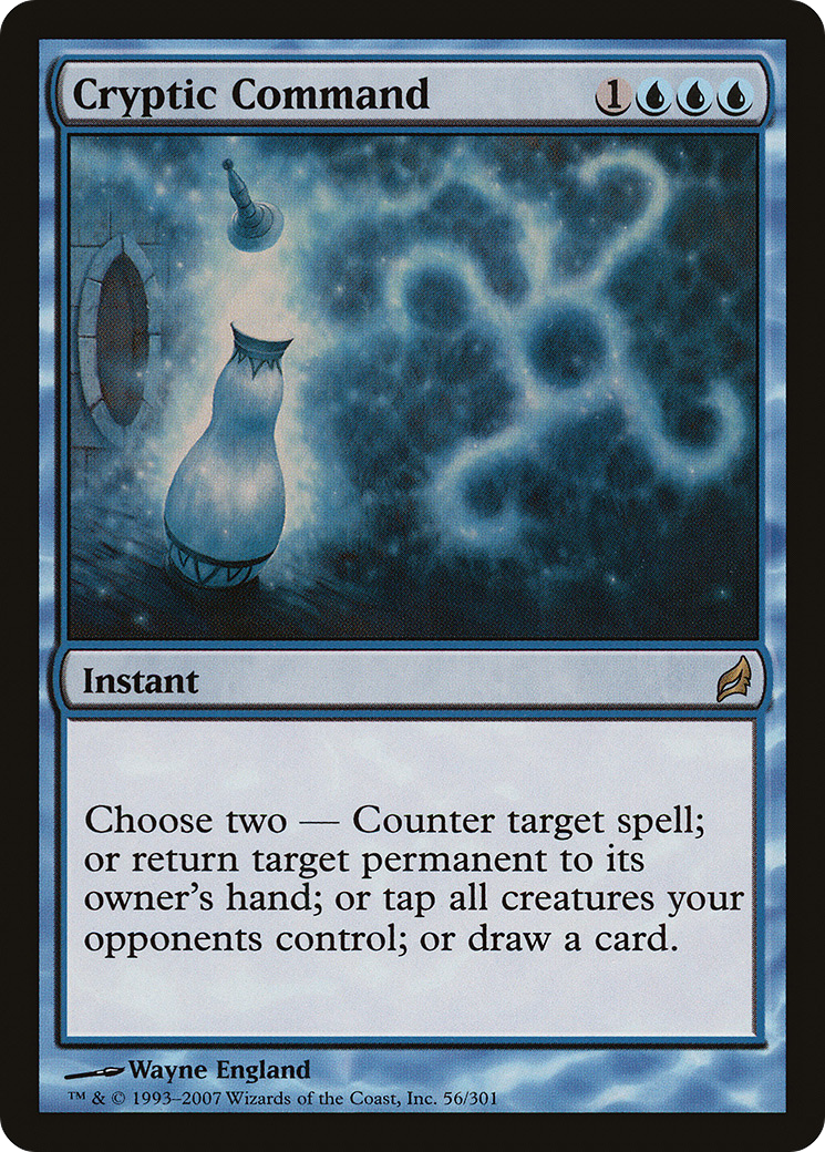 Cryptic Command (LRW-056) - Lorwyn Foil - Premium MTG Single from Wizards of the Coast - Just $7.36! Shop now at Game Crave Tournament Store