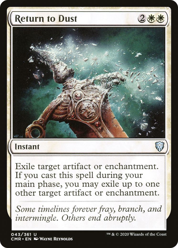 Return to Dust (CMR-043) - Commander Legends - Premium MTG Single from Wizards of the Coast - Just $0.08! Shop now at Game Crave Tournament Store