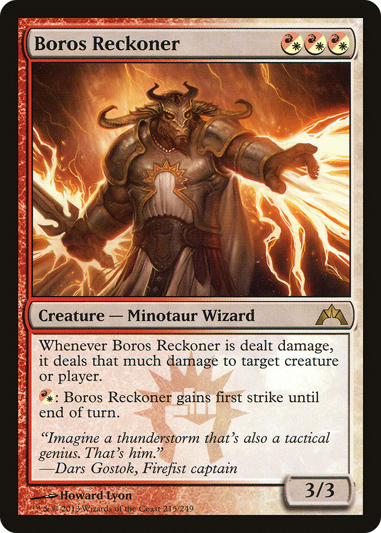 Boros Reckoner (GTC-215) - Gatecrash Foil - Premium MTG Single from Wizards of the Coast - Just $0.81! Shop now at Game Crave Tournament Store