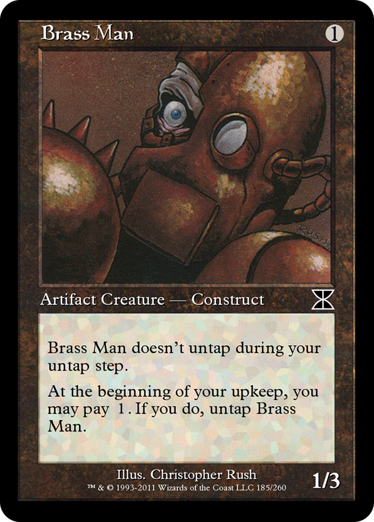 Brass Man (ME4-185) - Masters Edition IV - Premium MTG Single from Wizards of the Coast - Just $0! Shop now at Game Crave Tournament Store