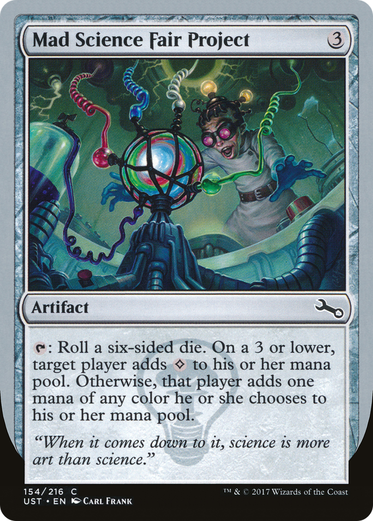 Mad Science Fair Project (UST-154) - Unstable - Premium MTG Single from Wizards of the Coast - Just $0.08! Shop now at Game Crave Tournament Store