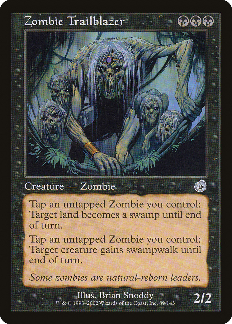 Zombie Trailblazer (TOR-089) - Torment Foil - Premium MTG Single from Wizards of the Coast - Just $7.79! Shop now at Game Crave Tournament Store