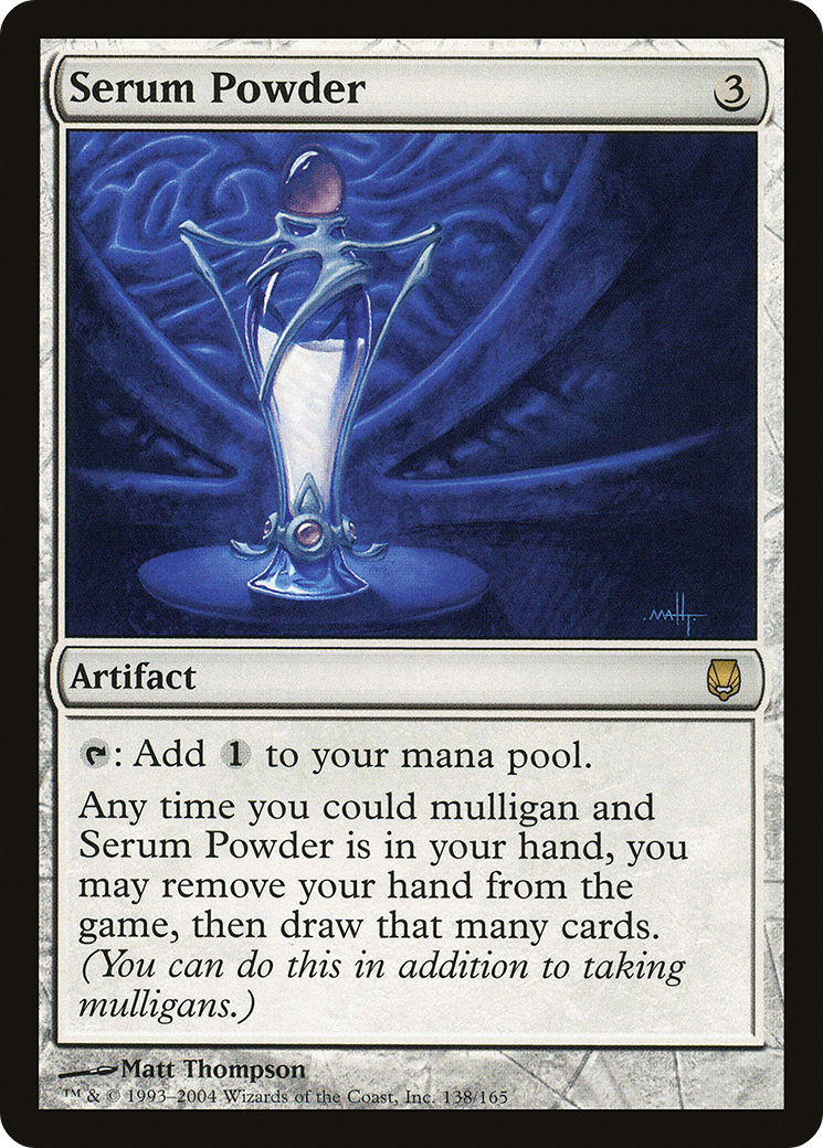 Serum Powder (DST-138) - Darksteel - Premium MTG Single from Wizards of the Coast - Just $1.46! Shop now at Game Crave Tournament Store