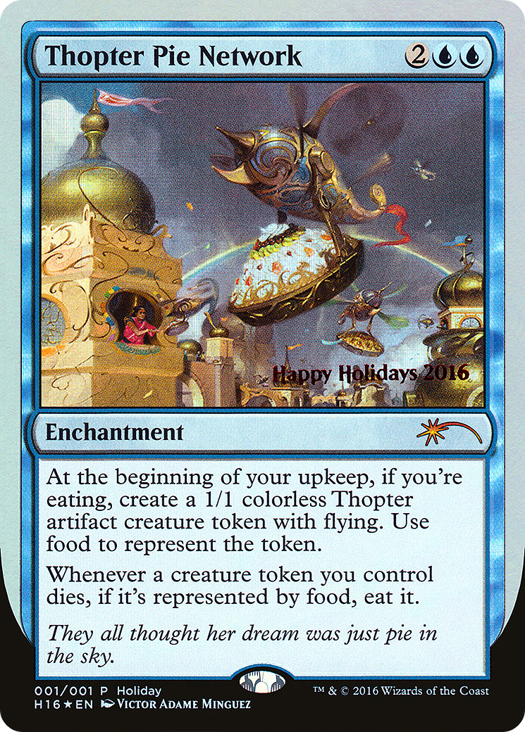 Thopter Pie Network (HHO-016) - Happy Holidays Foil - Premium MTG Single from Wizards of the Coast - Just $6.13! Shop now at Game Crave Tournament Store