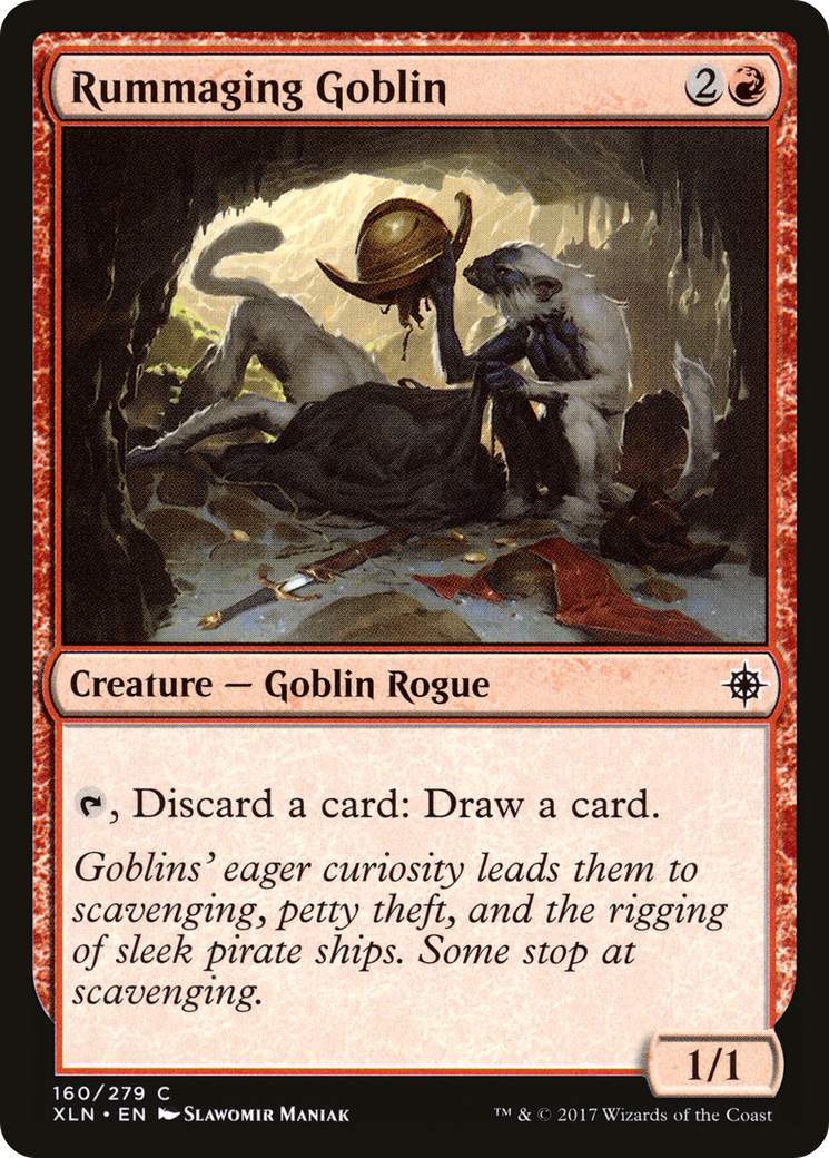 Rummaging Goblin (XLN-160) - Ixalan - Premium MTG Single from Wizards of the Coast - Just $0.08! Shop now at Game Crave Tournament Store