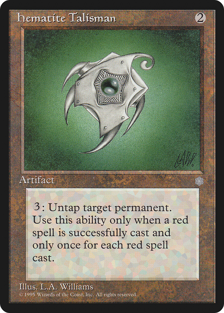 Hematite Talisman (ICE-320) - Ice Age - Premium MTG Single from Wizards of the Coast - Just $0.08! Shop now at Game Crave Tournament Store