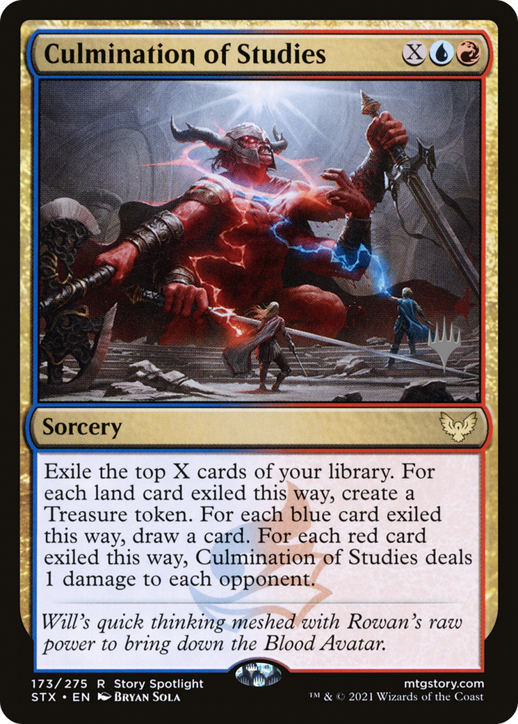 Culmination of Studies (PSTX-173P) - Strixhaven: School of Mages Promos - Premium MTG Single from Wizards of the Coast - Just $0.25! Shop now at Game Crave Tournament Store
