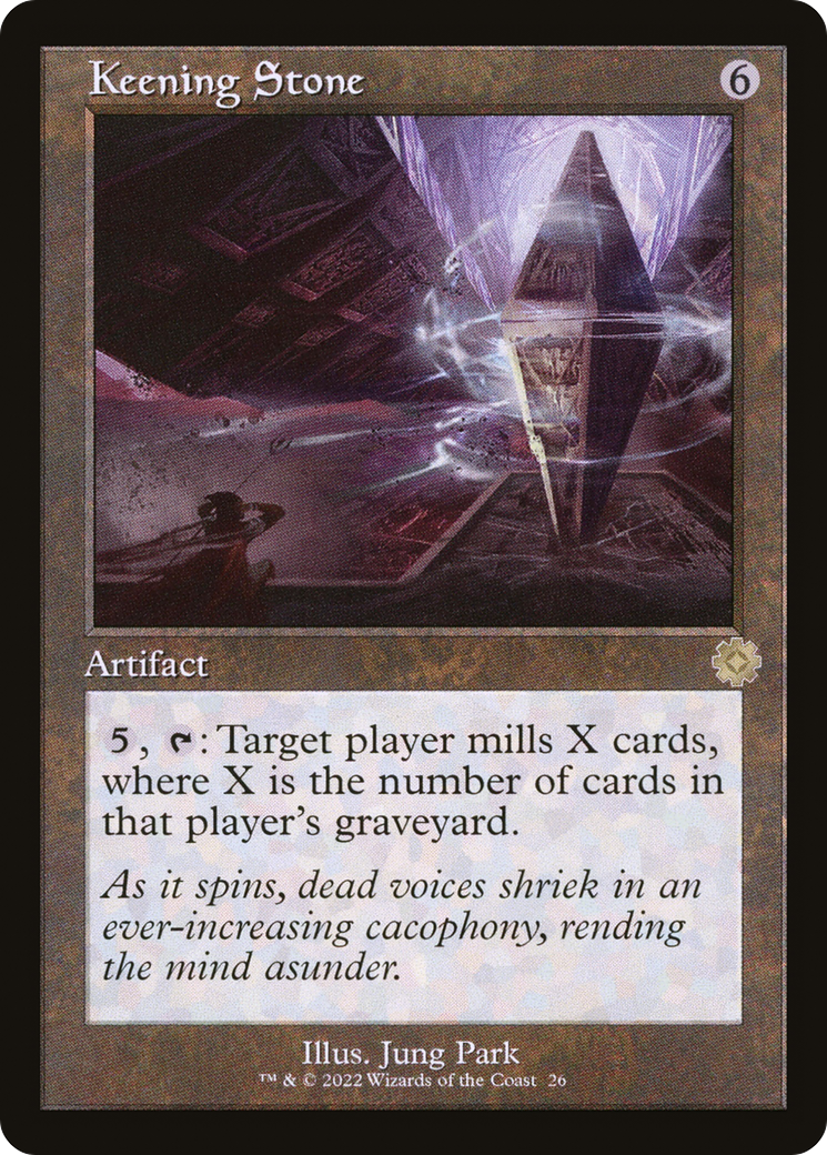 Keening Stone (BRR-026) - The Brothers' War Retro Artifacts - Premium MTG Single from Wizards of the Coast - Just $0.08! Shop now at Game Crave Tournament Store
