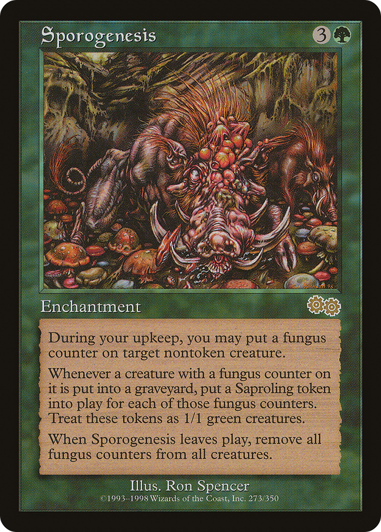 Sporogenesis (USG-273) - Urza's Saga - Premium MTG Single from Wizards of the Coast - Just $0.66! Shop now at Game Crave Tournament Store