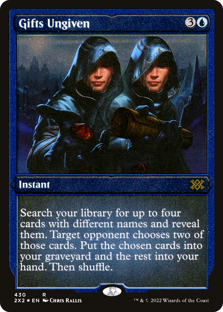 Gifts Ungiven (2X2-430) - Double Masters 2022 Etched Foil - Premium MTG Single from Wizards of the Coast - Just $8.24! Shop now at Game Crave Tournament Store