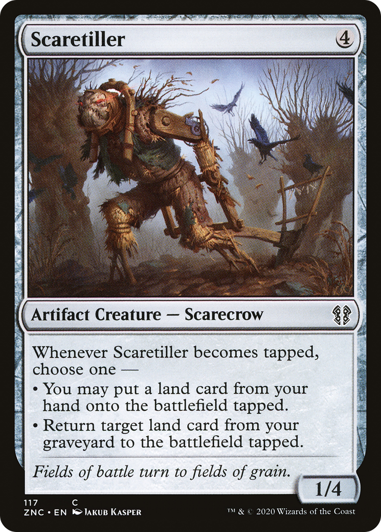 Scaretiller (ZNC-117) - Zendikar Rising Commander - Premium MTG Single from Wizards of the Coast - Just $0.25! Shop now at Game Crave Tournament Store
