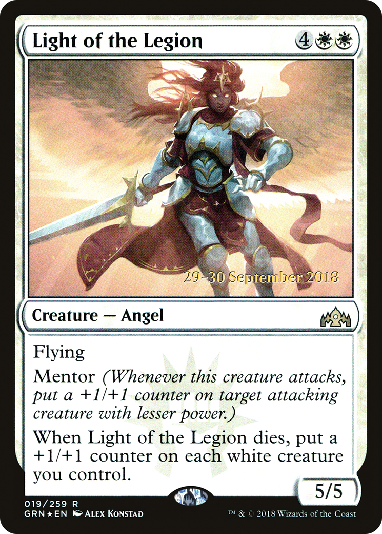 Light of the Legion (PGRN-19S) - Guilds of Ravnica Promos Foil - Premium MTG Single from Wizards of the Coast - Just $0.81! Shop now at Game Crave Tournament Store
