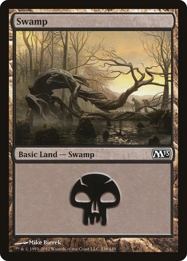 Swamp (M13-238) - Magic 2013 - Premium MTG Single from Wizards of the Coast - Just $0.08! Shop now at Game Crave Tournament Store