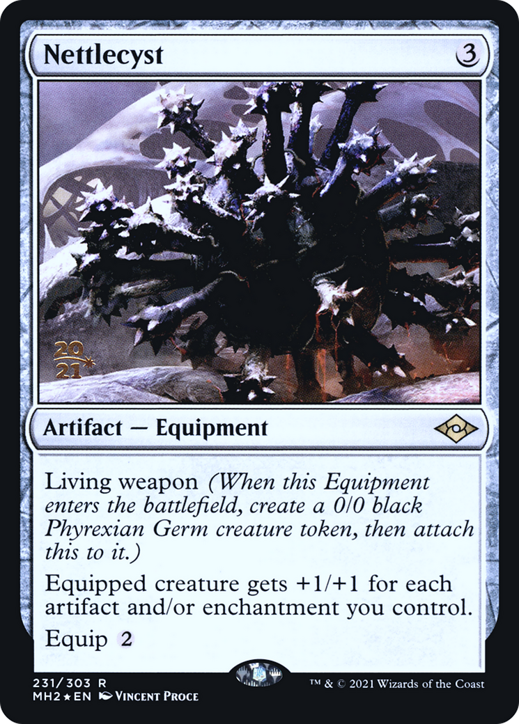 Nettlecyst (PMH2-231S) - Modern Horizons 2 Promos Foil - Premium MTG Single from Wizards of the Coast - Just $3.94! Shop now at Game Crave Tournament Store