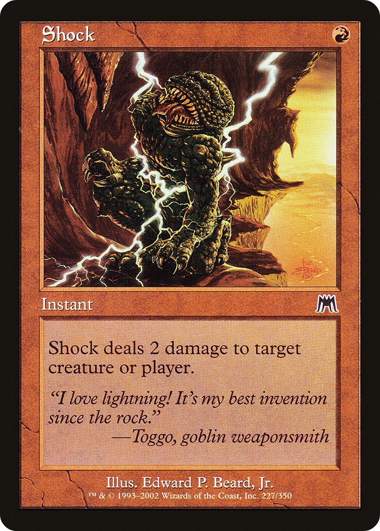 Shock (ONS-227) - Onslaught - Premium MTG Single from Wizards of the Coast - Just $0.25! Shop now at Game Crave Tournament Store