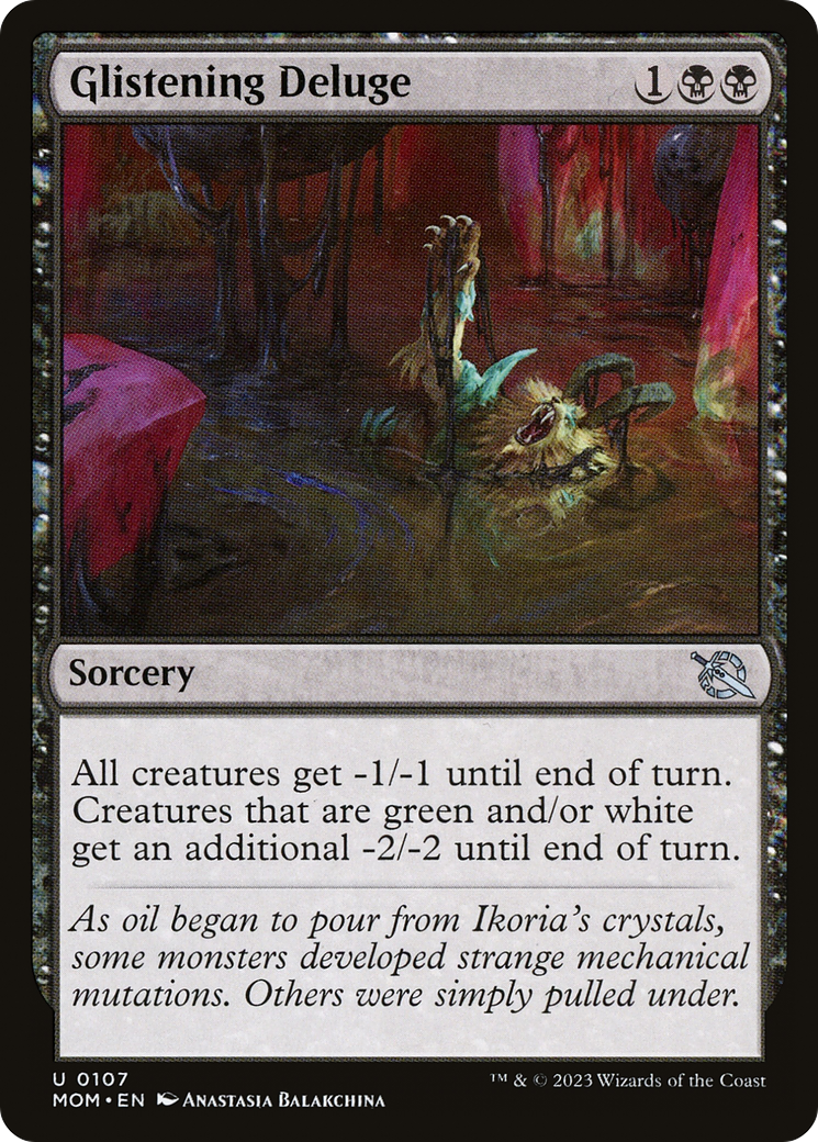 Glistening Deluge (MOM-107) - March of the Machine Foil - Premium MTG Single from Wizards of the Coast - Just $0.09! Shop now at Game Crave Tournament Store