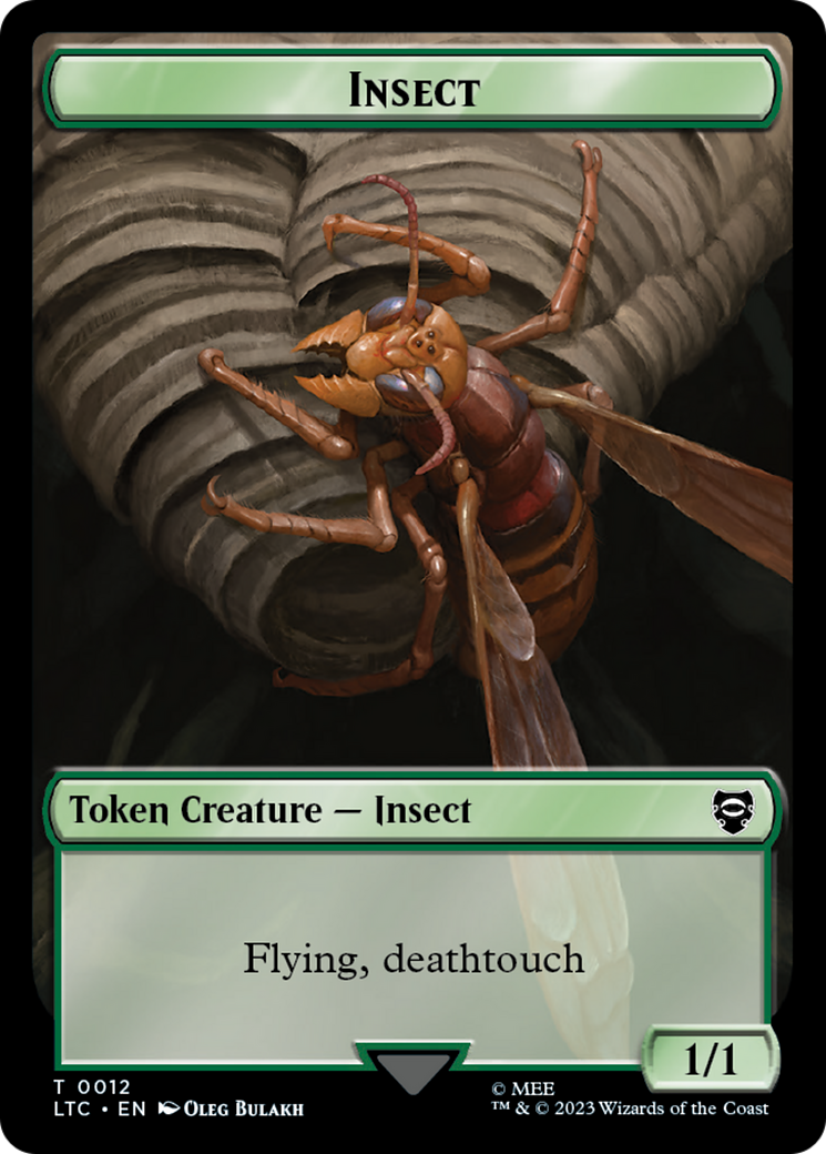 Insect (TLTC-012) - Tales of Middle-earth Commander Tokens - Premium MTG Single from Wizards of the Coast - Just $0! Shop now at Game Crave Tournament Store