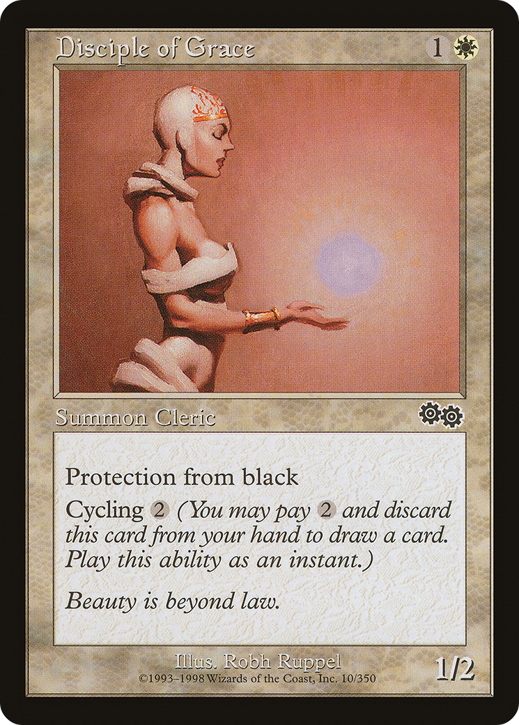 Disciple of Grace (USG-010) - Urza's Saga - Premium MTG Single from Wizards of the Coast - Just $0.08! Shop now at Game Crave Tournament Store
