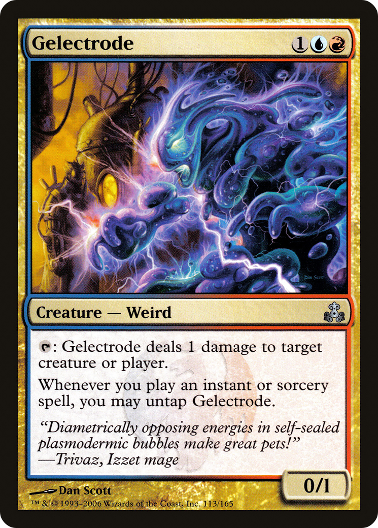 Gelectrode (GPT-113) - Guildpact - Premium MTG Single from Wizards of the Coast - Just $0.12! Shop now at Game Crave Tournament Store