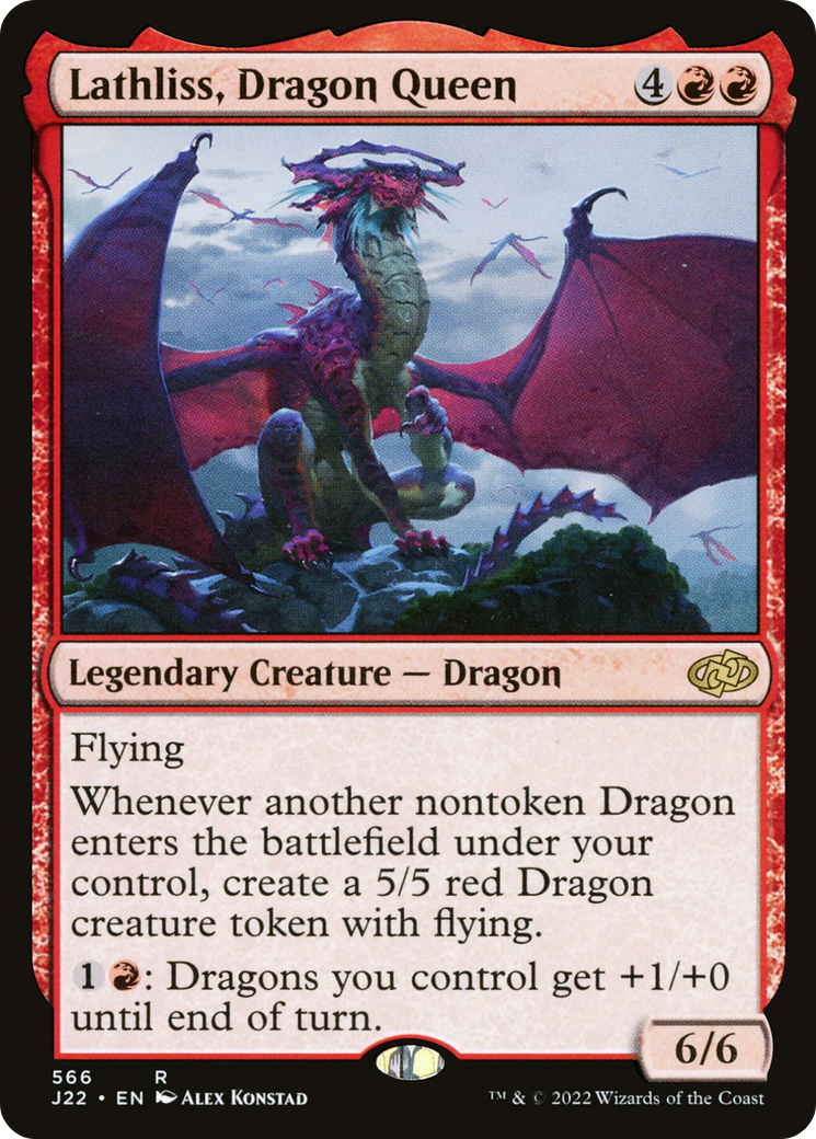 Lathliss, Dragon Queen (J22-566) - Jumpstart 2022 - Premium MTG Single from Wizards of the Coast - Just $2.07! Shop now at Game Crave Tournament Store