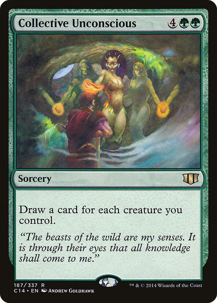 Collective Unconscious (C14-187) - Commander 2014 - Premium MTG Single from Wizards of the Coast - Just $0.13! Shop now at Game Crave Tournament Store