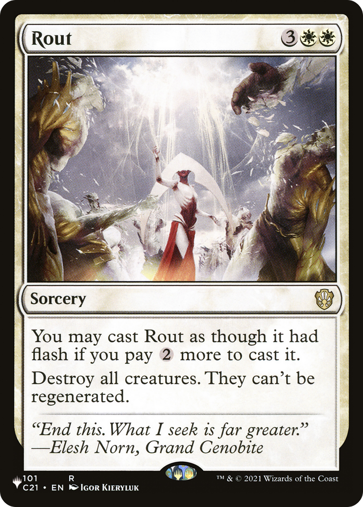 Rout (PLIST-970) - The List - Premium MTG Single from Wizards of the Coast - Just $0.25! Shop now at Game Crave Tournament Store