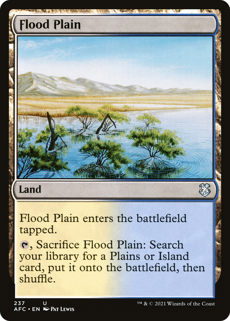 Flood Plain (AFC-237) - Forgotten Realms Commander - Premium MTG Single from Wizards of the Coast - Just $0.25! Shop now at Game Crave Tournament Store