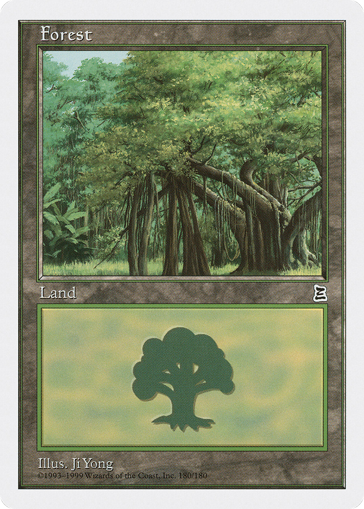 Forest (PTK-180) - Portal Three Kingdoms - Premium MTG Single from Wizards of the Coast - Just $5.20! Shop now at Game Crave Tournament Store