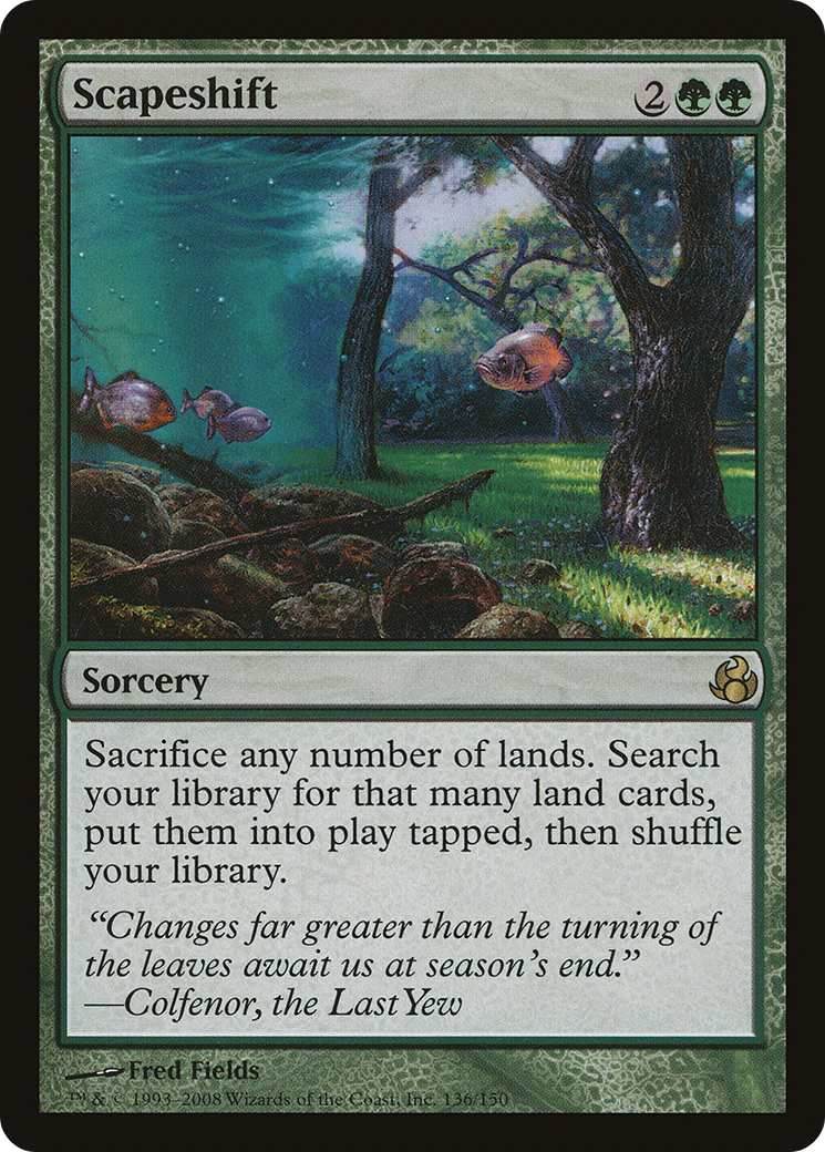 Scapeshift (MOR-136) - Morningtide - Premium MTG Single from Wizards of the Coast - Just $9.88! Shop now at Game Crave Tournament Store