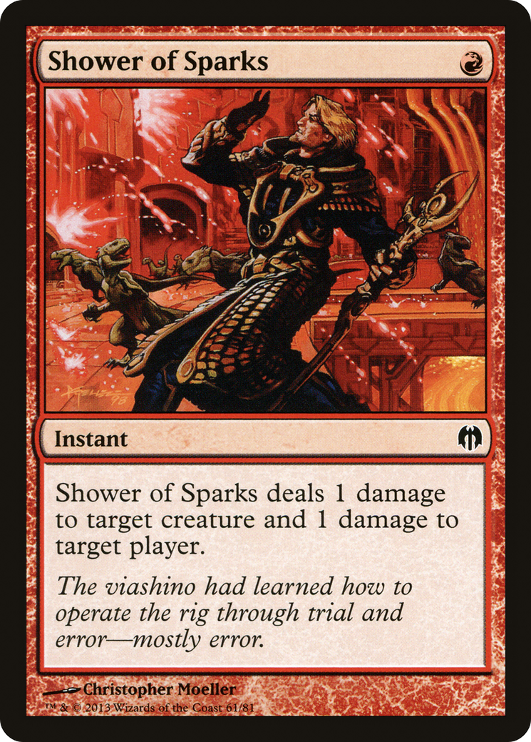 Shower of Sparks (DDL-061) - Duel Decks: Heroes vs. Monsters - Premium MTG Single from Wizards of the Coast - Just $0.25! Shop now at Game Crave Tournament Store