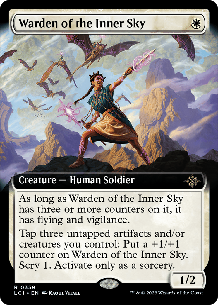 Warden of the Inner Sky (LCI-359) - The Lost Caverns of Ixalan: (Extended Art) Foil - Premium MTG Single from Wizards of the Coast - Just $0.15! Shop now at Game Crave Tournament Store