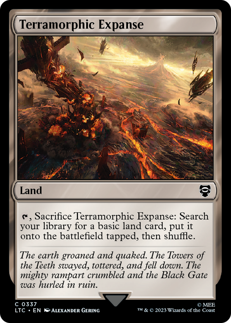 Terramorphic Expanse (LTC-337) - Tales of Middle-earth Commander - Premium MTG Single from Wizards of the Coast - Just $0.08! Shop now at Game Crave Tournament Store