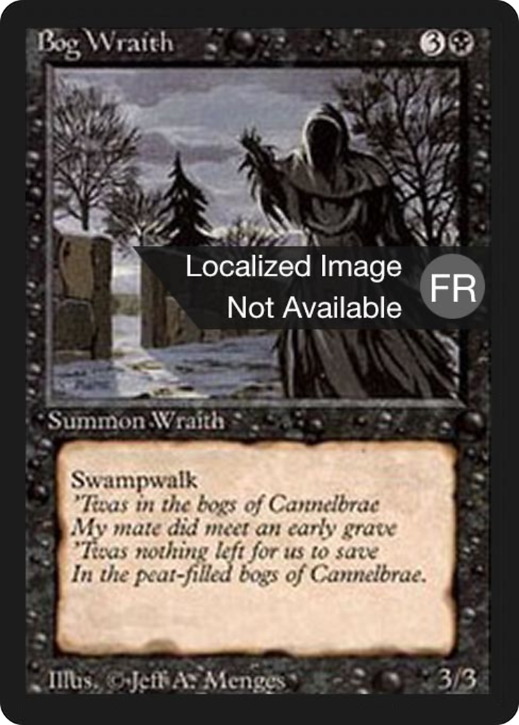 Bog Wraith (FBB-096) - Foreign Black Border - Premium MTG Single from Wizards of the Coast - Just $1.19! Shop now at Game Crave Tournament Store