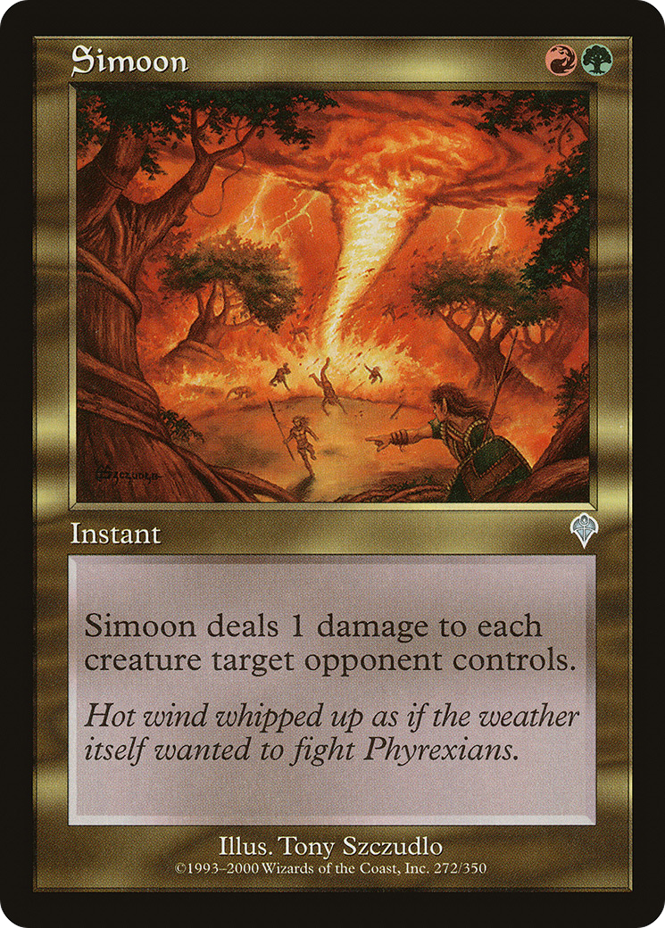 Simoon (INV-272) - Invasion - Premium MTG Single from Wizards of the Coast - Just $0.25! Shop now at Game Crave Tournament Store