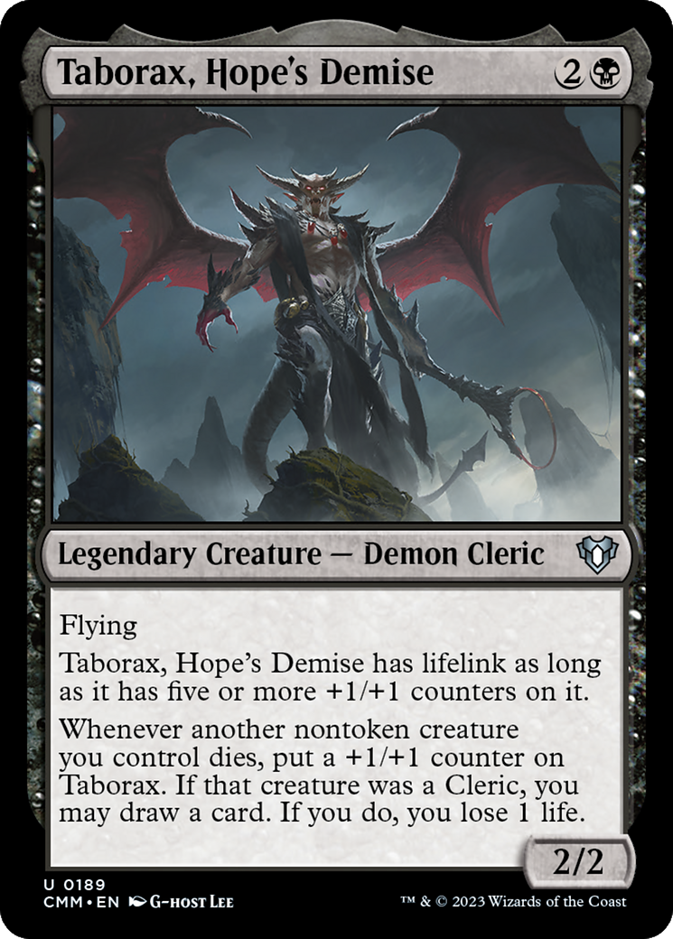 Taborax, Hope's Demise (CMM-189) - Commander Masters - Premium MTG Single from Wizards of the Coast - Just $0.08! Shop now at Game Crave Tournament Store