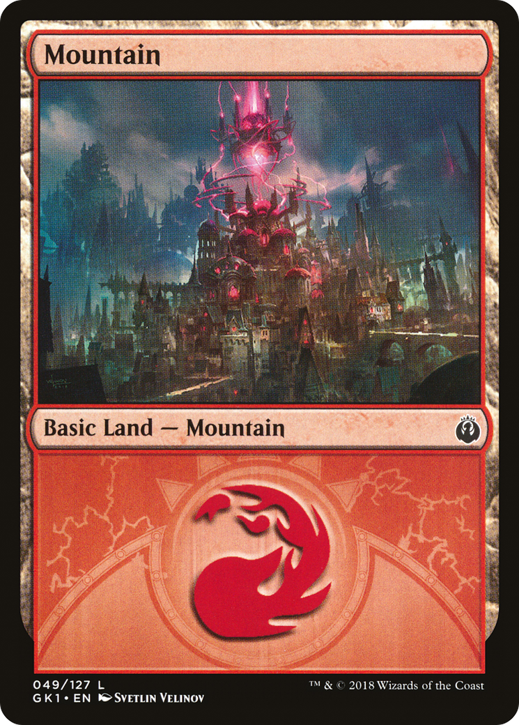 Mountain (GK1-049) - GRN Guild Kit - Premium MTG Single from Wizards of the Coast - Just $0.08! Shop now at Game Crave Tournament Store