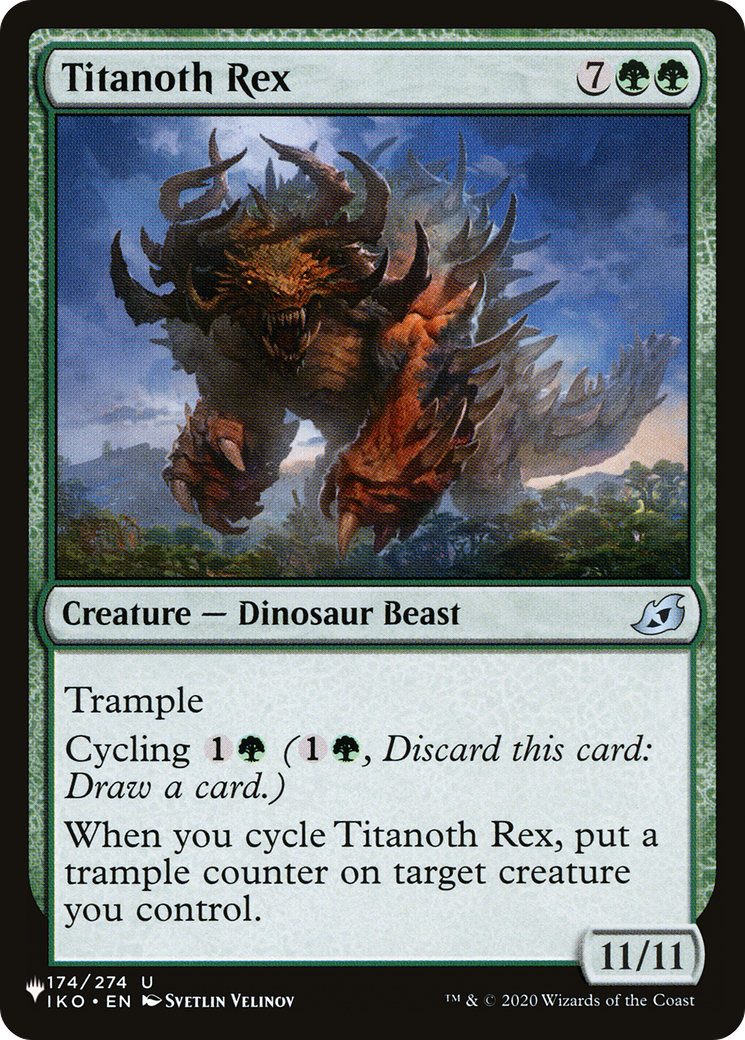 Titanoth Rex (PLIST-1321) - The List - Premium MTG Single from Wizards of the Coast - Just $0.83! Shop now at Game Crave Tournament Store