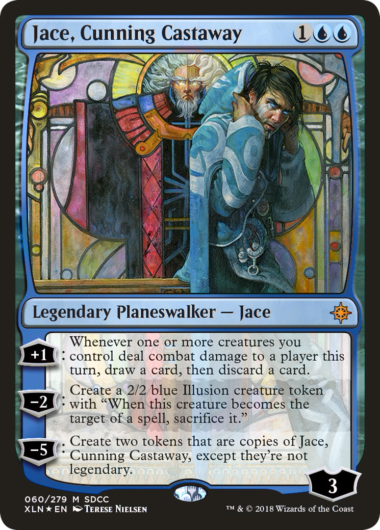 Jace, Cunning Castaway (PS18-060) - San Diego Comic-Con 2018 Foil - Premium MTG Single from Wizards of the Coast - Just $10.21! Shop now at Game Crave Tournament Store