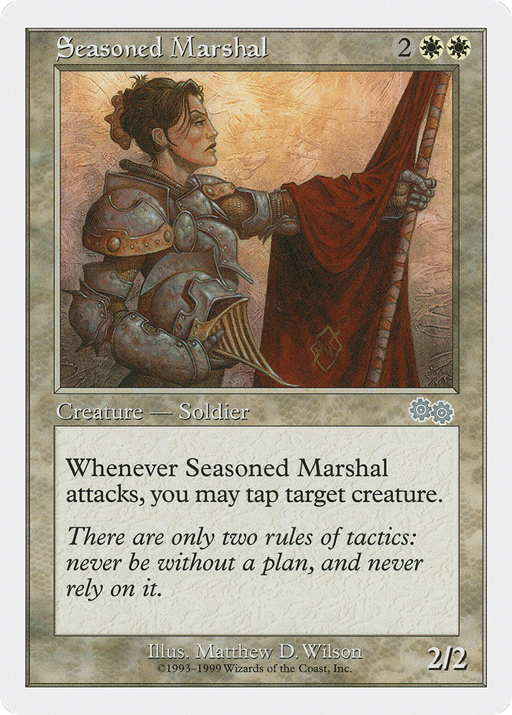 Seasoned Marshal (BRB-067) - Battle Royale Box Set - Premium MTG Single from Wizards of the Coast - Just $0.08! Shop now at Game Crave Tournament Store