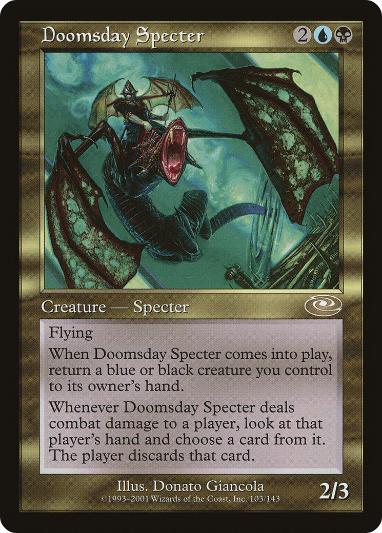Doomsday Specter (PLS-103) - Planeshift Foil - Premium MTG Single from Wizards of the Coast - Just $2.89! Shop now at Game Crave Tournament Store