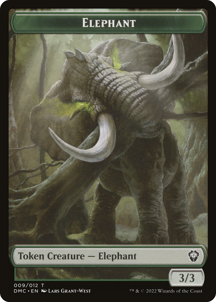 Elephant (TDMC-009) - Dominaria United Commander Tokens - Premium MTG Single from Wizards of the Coast - Just $0! Shop now at Game Crave Tournament Store