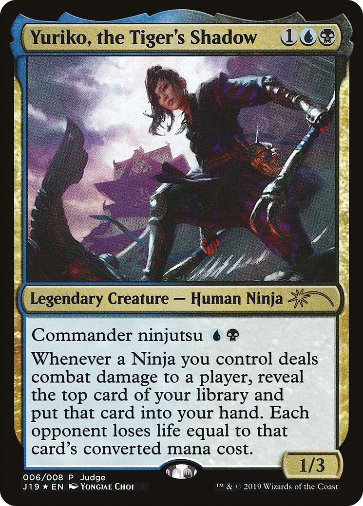 Yuriko, the Tiger's Shadow (J19-006) - Judge Gift Cards 2019 Foil - Premium MTG Single from Wizards of the Coast - Just $1.33! Shop now at Game Crave Tournament Store
